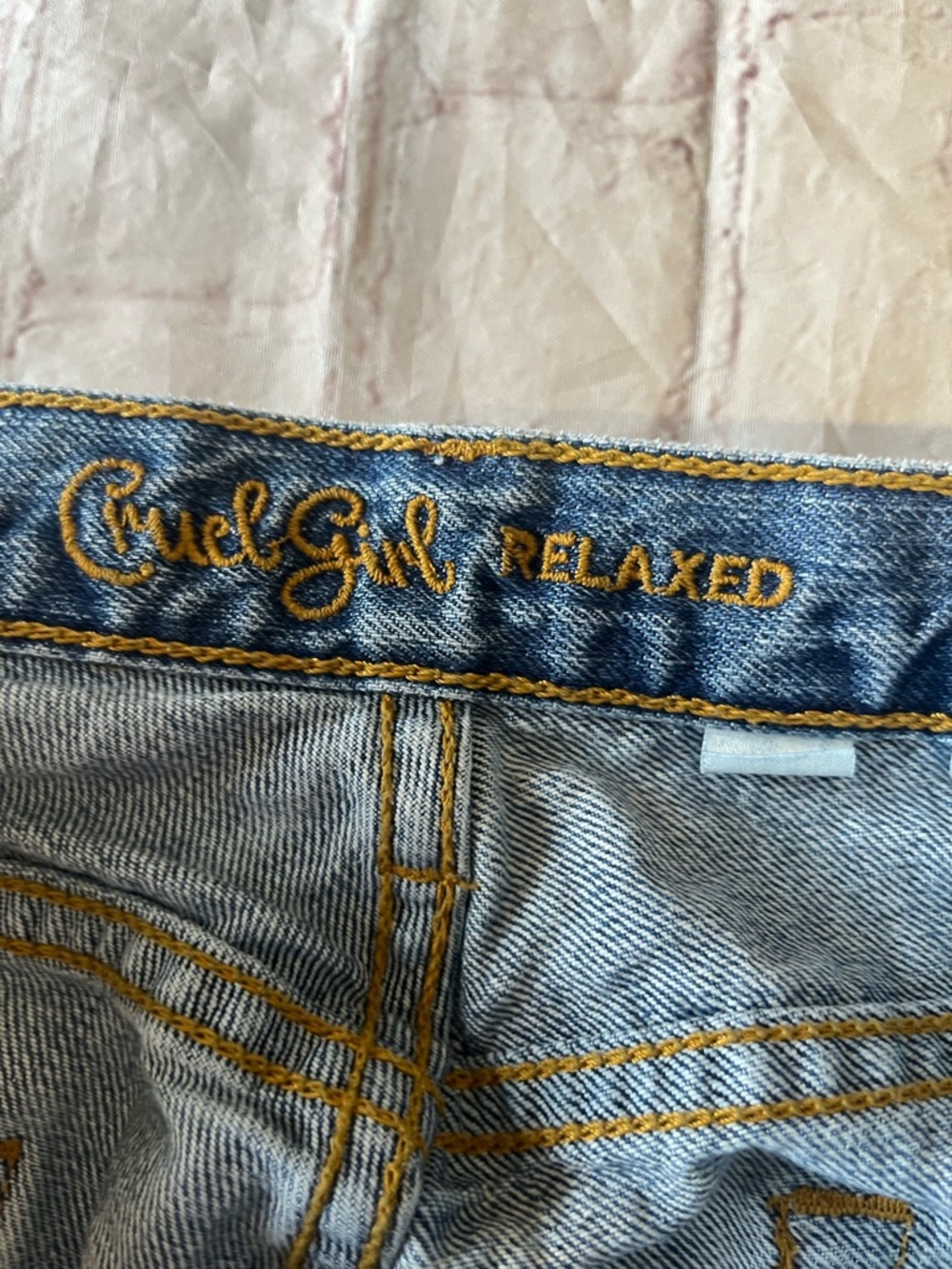 Cruel Girl Relaxed Fit Jeans Size 13R Blue Denim Western Cowgirl Mid Rise - Picture 7 of 15